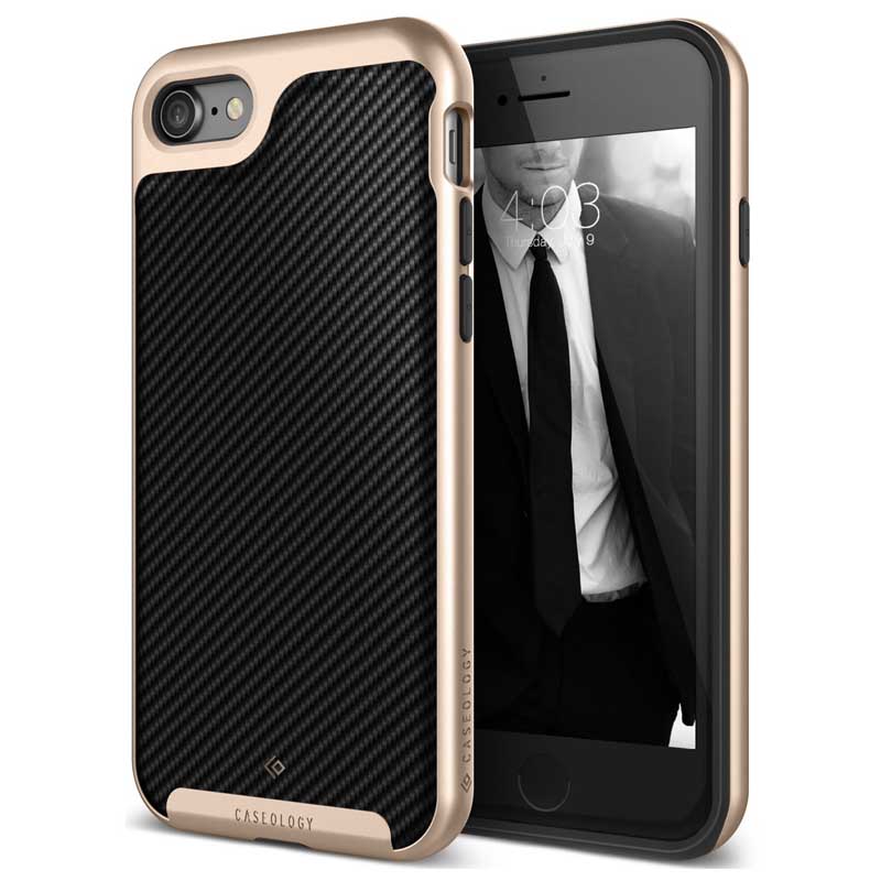 mobiletech-iphone-8-caseology-envoy-Carbon-Fiber-Black